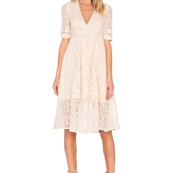 Free People Dresses & Skirts - Free People Mountain Laurel Lace Dress (Ivory)
